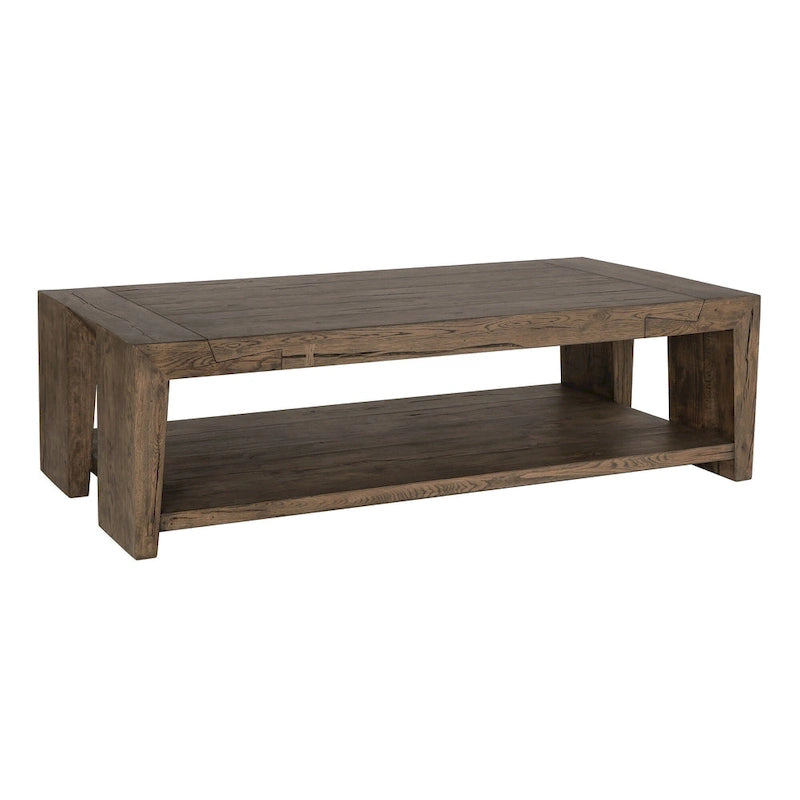 Table basse en chêne de 60 pouces