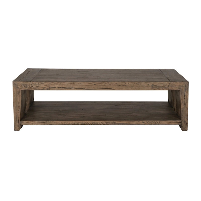 Table basse en chêne de 60 pouces