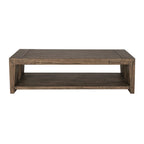 Table basse en chêne de 60 pouces