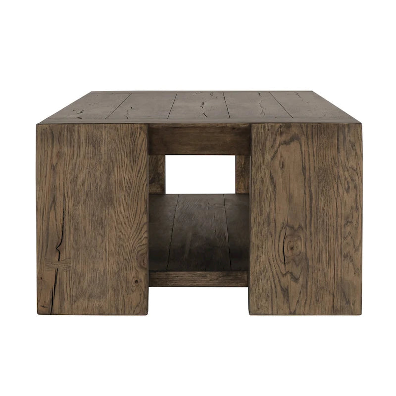 Table basse en chêne de 60 pouces
