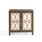 Meuble d'appoint en bois 31.1 H x 32.3 L