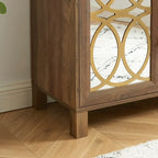 Meuble d'appoint en bois 31.1 H x 32.3 L
