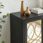Meuble d'appoint en bois 31.1 H x 32.3 L