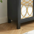 Meuble d'appoint en bois 31.1 H x 32.3 L