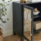 Meuble d'appoint en bois 31.1 H x 32.3 L