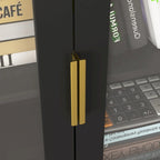 Vitrine haute avec 2 portes vitrées et 2 portes pleines