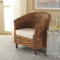  Home Omni Rattan Barrel Chair - 29Wx27Dx33H